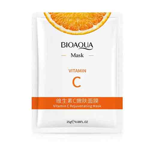 Untitled-11 ماسک صورت ورقه ای بیوآکوا Bioaqua Vitamin C حاوی ویتامین سی 25 گرم - Image 1