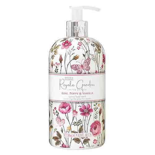 Untitled-3 مایع دستشویی کانادایی بیلیس و هاردینگ Baylis & Harding Royale Garden Rose, Poppy & Vanilla با رایحه گل رز، خشخاش و وانیل 500 میل - Image 1