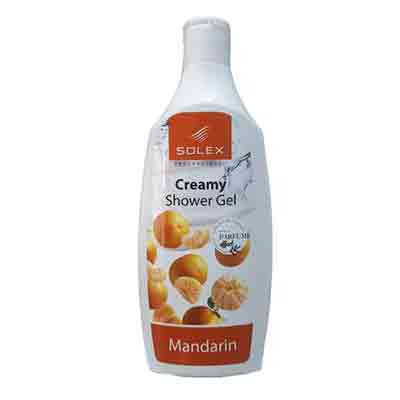 mandarin شامپو بدن کرمی سولکس SOLEX Creamy Shower Gel Mandarin با رایحه نارنگی 500 میل - Image 1