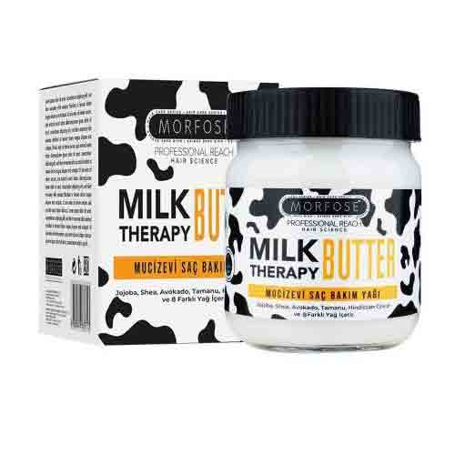 Масло-для-волос-Morfose-Milk-Therapy-200-ML کره مو شیر مورفوس Morfose Milk Therapy مناسب انواع مو 200 میل - Image 1