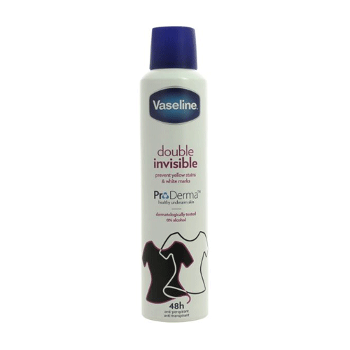 اسپری-ضد-تعریق اسپری ضد تعریق وازلین Vaseline Spray Double Invisible (تولید سنگاپور) 250 میل - Image 1