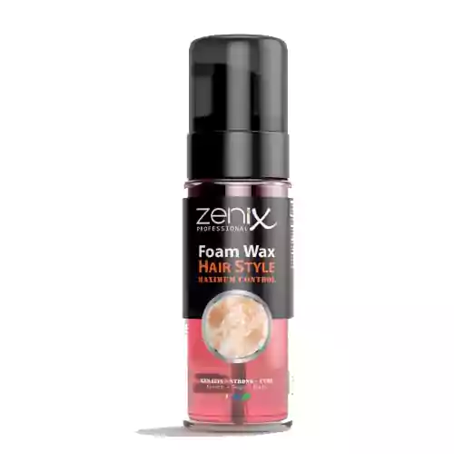 0008268_zenix-foam-wax-keratin-strong-curl-150-ml_550 فوم حالت دهنده مو مردانه زنیکس Zenix Foam Wax Sheen for Curly مناسب موهای فر 150 میل - Image 1