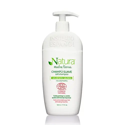 5032483-ezgif.com-resize شامپو اسپانیایی مرطوب کننده مو اسپانول Instituto Espanol Natura Madre Tierra مناسب انواع مو 500 میل - Image 1