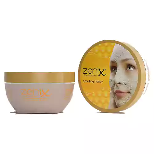 515oeJrZ+1L._AC_UF894,1000_QL80_ ماسک صورت خاک رس و عسل زنیکس Zenix Face Mask Clay Honey مناسب انواع پوست 350 گرم - Image 1