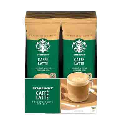 STAR-BAX-CAFELATE قهوه فوری استارباکس STARBUCKS CAFFE LATTE کافه لاته بسته 10 عددی - Image 1