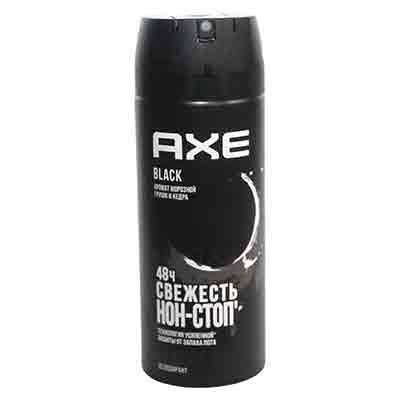 Untitled-10 اسپری بدن مردانه آکس Axe black با رایحه خنک 150 میل - Image 1