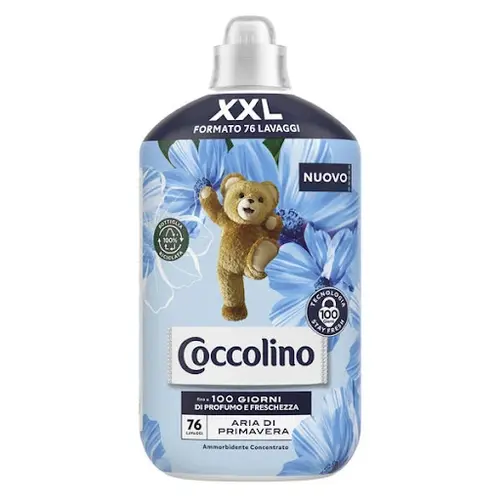 unnamed-ezgif.com-resize (1) نرم کننده لباس کودک هلندی کوکولینو Coccolino spring air با رایحه بهاری 76 بار شستشو 1750 میل - Image 1