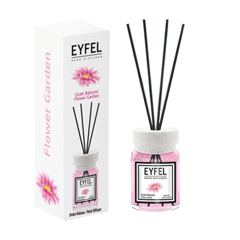 خوشبوکننده-هوا-رایحه-گل-باغچه خوشبوکننده هوا ایفل اصل Eyfel Reed Diffuser Flower Garden Scent رایحه گل باغچه 120 میل - Image 1