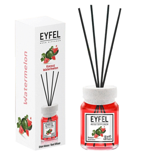 خوشیوکننده-هوا-رایحه-هندوانه خوشبوکننده هوا ایفل اصل Eyfel Reed Diffuser Watermelon Scent با رایحه هندوانه 120 میل - Image 1