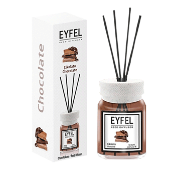 شکلات خوشبوکننده هوا ایفل اصل Eyfel Reed Diffuser Chocolate Scent با رایحه شکلات 120 میل - Image 1