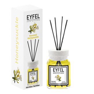 هانیملی خوشبوکننده هوا ایفل اصل Eyfel Reed Diffuser Honeysuckle Scent با رایحه پیچ امینالدوله 120 میل - Image 1
