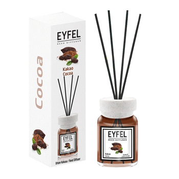 کاکائو خوشبوکننده هوا ایفل اصل Eyfel Reed Diffuser Cocoa Scent با رایحه کاکائو 120 میل - Image 1