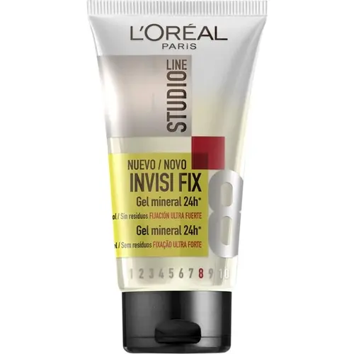 00155741300416____1__600x600-ezgif.com-resize ژل موی ایتالیایی استودیو لورآل Loreal Studio Invisi Fix شماره 8 ویتامینه 150 میل - Image 1