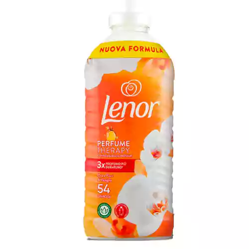 1 نرم کننده فابریک ایتالیایی لنور Lenor Fabric vanille با رایحه وانیل 54 بار شستشو 1134 میل - Image 1