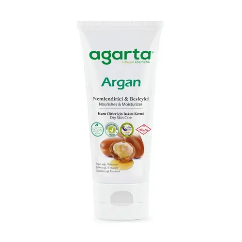 40340_1622974208-ezgif.com-resize کرم مرطوب کننده دست گیاهی آگارتا Agarta Natural Argan با عصاره روغن آرگان 75 میل - Image 1
