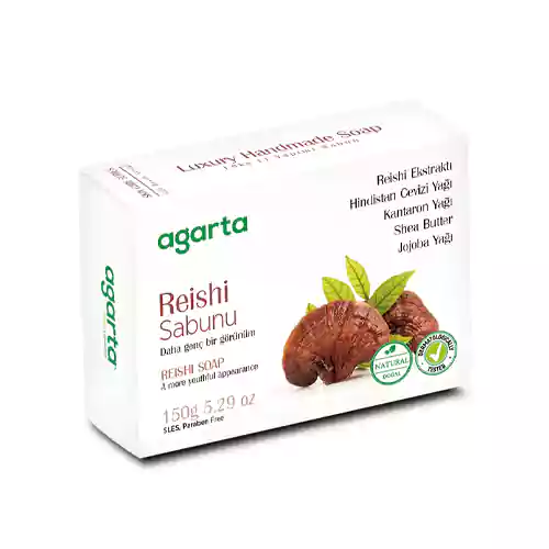 54449077666666690(1) صابون گیاهی آگارتا Agarta Bakım Reishi Sabunu مراقبت از پوست 150 گرم - Image 1