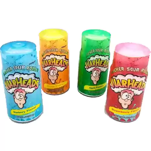560x560-ezgif.com-resize (1) آبنبات مام ترش کانادایی وارهدز Warheads Licker Sour Rolly با طعم میوه ای - Image 1