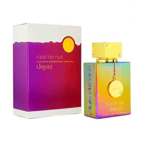 ARMAF--CLUB-DE-NUIT-UNTOLD--ARM29-105ML ادوپرفیوم یونیسکس کلاب د نویت آنتولد Armaf CLUB DE NUIT UNTOLD رایحه چوبی 105 میل - Image 1