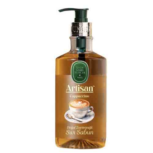 Eyüp-Sabri-TuncerArtisan-Doğal-Zeytinyağlı-Sıvı-Sabun-Cappuccino-600-ml صابون مایع ایوب صبری آرتیسان Eyüp Sabri Tuncer حاوی کاپوچینو طبیعی روغن زیتون 600 میل - Image 1
