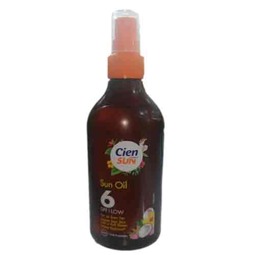 Untitled-2 اسپری سولار آلمانی سین Cien Sun Olio Solare SPF 6 برنزه کننده 250 میل - Image 1
