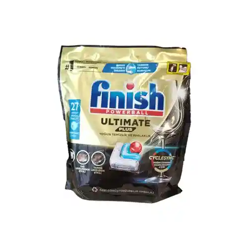 finish- قرص ماشین ظرفشویی فینیش Finish Ultimate Plus بسته 27 عددی - Image 1