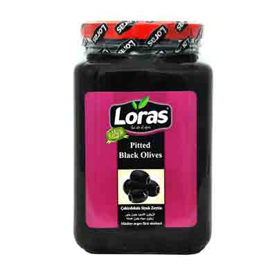 loras-siyah زیتون سیاه لوراس Loras بدون هسته 1500 گرم - Image 1