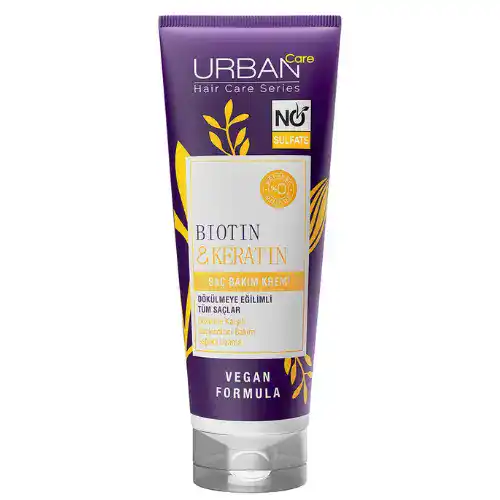 urban Biotin کرم مراقبت از مو اوربان کر Urban Care BIOTIN &KERATIN مناسب انواع مو 250 میل - Image 1