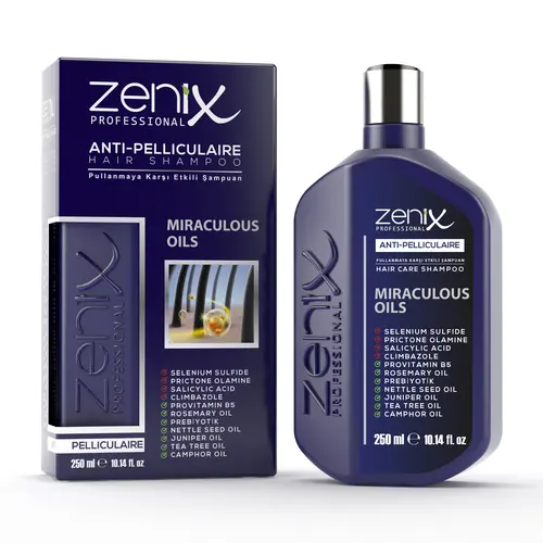 zenix-anti-pelliculaire-shampoo-250-ml-ezgif.com-resize شامپو تخصصی ضد التهاب و قارچ زنیکس Zenix ANTI PELLICULAIRE کف سر 250 میل - Image 1