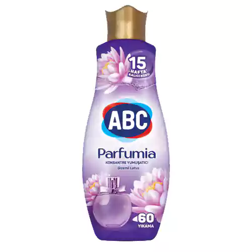 0010964_abc-parfumia-gizemli-lotus-konsantre-yumusatici-1440-ml_510 نرم کننده لباس آ.ب.ج ABC DETERJAN Parfumia با رایحه لوتوس مناسب 60 بار شستشو 1440 میل - Image 1