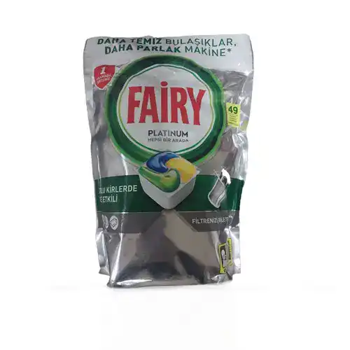 Fairy Platinum- قرص ماشین ظرفشویی فیری پلاتینوم Fairy platinum بسته 49 عددی (هلندی) - Image 1