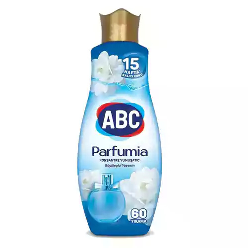 abc-soft-yumusatici-buyuleyici-yasemin-791816 نرم کننده لباس آ.ب.ج ABC DETERJAN Parfumia با رایحه یاسمین مناسب 60 بار شستشو 1440 میل - Image 1