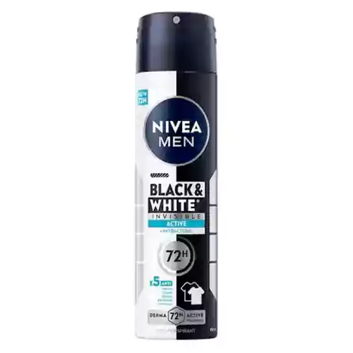 ezgif-338fe5943786b2 اسپری ضد تعریق آلمانی مردانه نیوآ NIVEA Deo Black & White Men با ماندگاری 72 ساعته 150 میل - Image 1