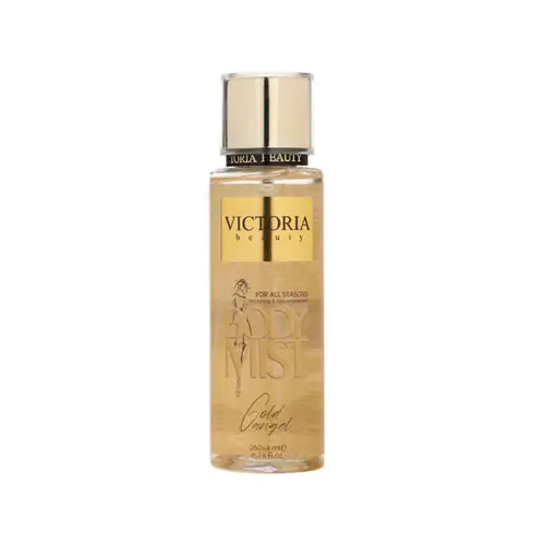 victoria-beauty-womens-body-mist-gold-angle-250-ml-sarvin-3-ezgif.com-resize (1) بادی میست ویکتوریا بیوتی Victoria Beauty gold angel رایحه خنک و شیرین 250 میل - Image 1