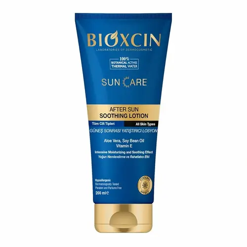 618H7K5n3GL._UF10001000_QL80_-ezgif.com-resize لوسیون بدن بعد آفتاب بیوکسین BIOXCIN After Sun تسکین دهنده 200 میل - Image 1