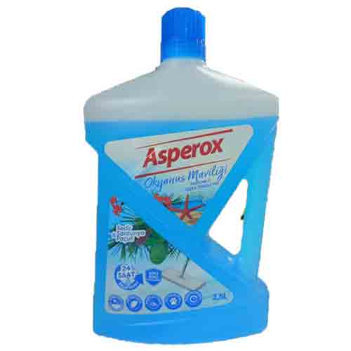 ASPEROX-Yüzey-Temizleyici پاک کننده سطوح و کف شور آسپروکس Asprox - Okyanus maviligi رایحه اقیانوس 2500 میل - Image 1