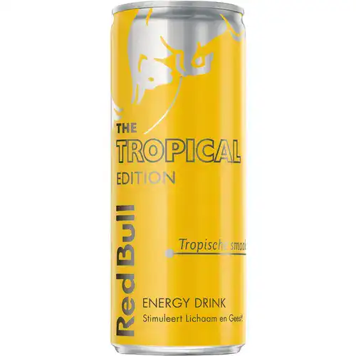 Red Bull The Tropical Edition نوشیدنی انرژی زا اتریشی رد بول Red Bull The Tropical Edition با طعم استوایی 250 میل تاریخ 2026/03/30 - Image 1