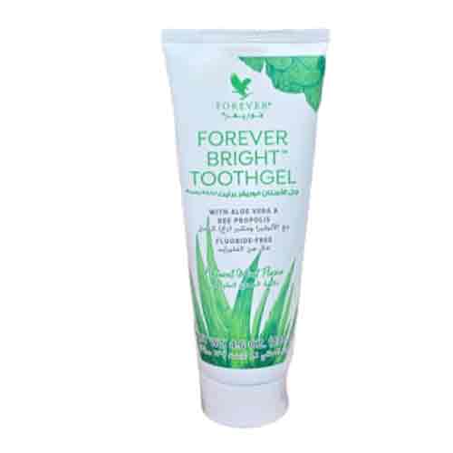 Untitled-1 خمیردندان اسپانیایی فور اور Forever Bright Toothgel حاوی آلوئه ورا و عسل 130 میل - Image 1