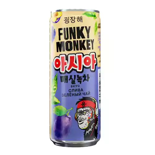 b4c4c71b2822c75b3bfb8a5e98e3e4ce نوشیدنی گازدار روسی فانکی مانکی FUNKY MONKEY با طعم بلوبری 330 میل تاریخ 2026/03/30 - Image 1