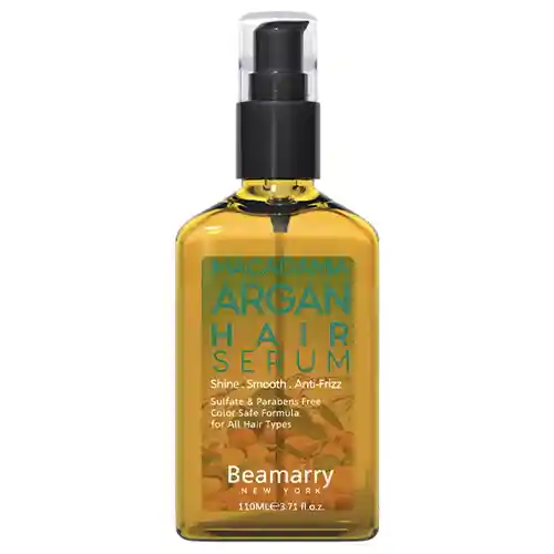 1148733721-1 سرم مو ضد وزی بیمری beamarry Macadamia Argan Hair حاوی عصاره آرگان و ماکادمیا 110 میل - Image 1