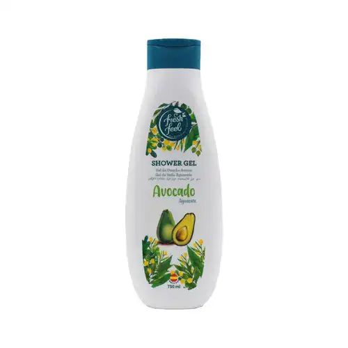 Untitled-2-ezgif.com-optiwebp شامپو بدن اسپانیایی فرش فیل FRESH FEEL Avocado حاوی روغن آواکادو 750 میل - Image 1