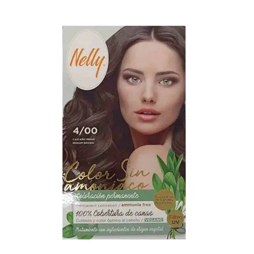 0018906_-nelly-ammonia-free-400_550-ezgif.com-resize کیت رنگ مو اسپانیایی نلی HAIR DYE NELLY COLOR شماره 4/00 - Image 1
