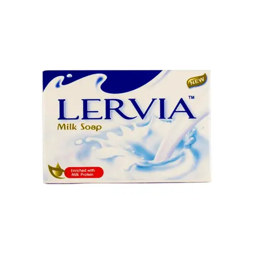 60dddfc91f197-ezgif.com-resize صابون شیر لرویا Lervia milk soap روشن کننده 75 گرم - Image 1