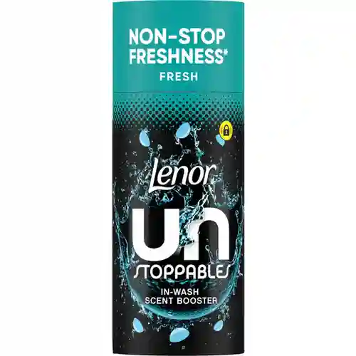 8454201-1-ezgif.com-optiwebp خوشبو کننده لباس هلندی لنور Lenor Unstoppables Fresh با رایحه خنک و تمیز 155 گرم - Image 1