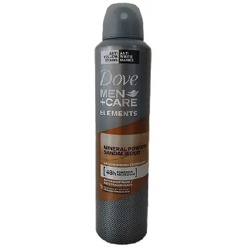 OFjxcPBSBIvraaYN-ezgif.com-resize اسپری ضد تعریق مردانه سنگاپوری داو Dove MEN + CARE ELEMENTS با رایحه چوب 250 میل - Image 1