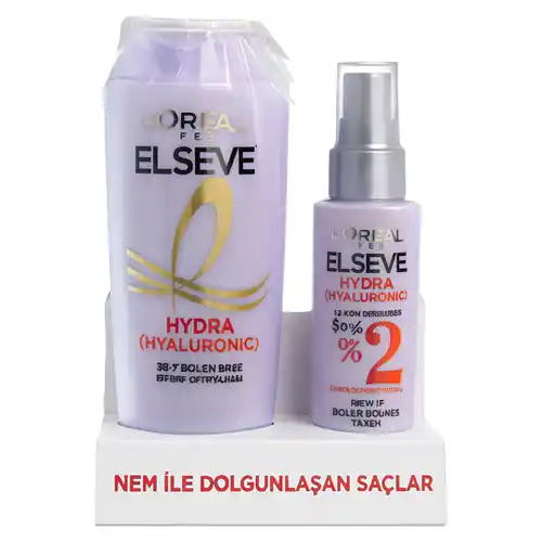 Untitled-1-ezgif.com-optiwebp شامپو و اسپری آبرسان لورآل L'Oréal Elseve Hydra Hyaluronic مناسب موهای خشک - Image 1