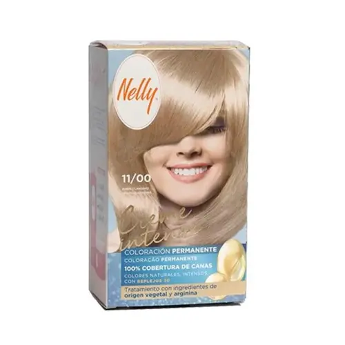 nellu11-00-ezgif.com-resize کیت رنگ مو اسپانیایی نلی Nelly HAIR DYE NELLY COLOR شماره 11/00 - Image 1