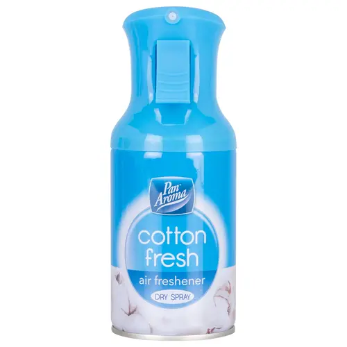 1549547347_1850-ezgif.com-resize اسپری خوشبو کننده هوا انگلیسی پن آروما Pan Aroma Cotton Fresh با رایحه پنبه 250 میل - Image 1