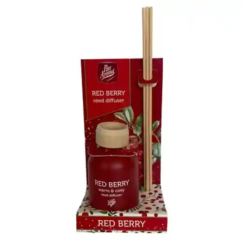 269175-PAN-AROMA-PATYCZKI-PACHNACE-50ML-RED-BERRY-5053249248172 خوشبو کننده هوا انگلیسی پن آروما Pan Aroma Red Berry با رایحه توت قرمز 50 میل - Image 1