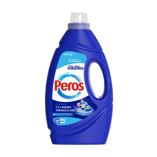 3f6dfcdb-405d-43fc-ab3f-04fb1aea0e38_size3840_cropCenter-ezgif.com-resize مایع لباسشویی پروس Peros Laundry Detergent مخصوص لباسهای سفید 2.31 لیتر - Image 1