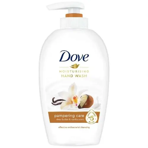 8711700921565___L-ezgif.com-resize مایع دستشویی هلندی داو Dove Moisturising Hand Wash با رایحه وانیل و کره شی 250 میل - Image 1